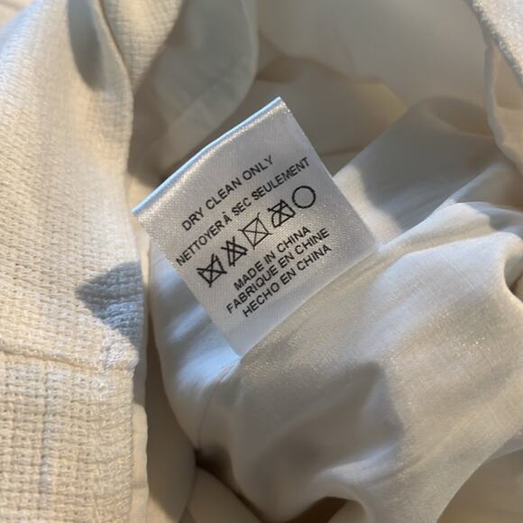 Greylin Women's Creamy White Sleeveless Linen Blend Shorts Romper Size XS - Picture 9 of 9